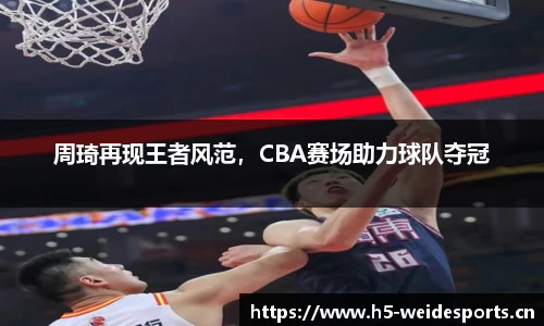 周琦再现王者风范，CBA赛场助力球队夺冠
